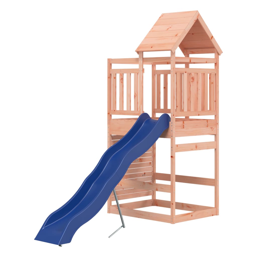 Aire de jeux d'extérieur balançoires toboggan portiques robuste jeux jardin 269 x 114 x 249 cm bois massif de douglas 02_0004