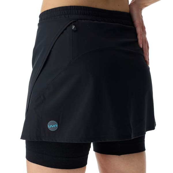 Jupe trail UYN LADY RUNNING EXCELERATION OW PERFORMANCE 2IN1 SKIRT BLACK/CLOUD