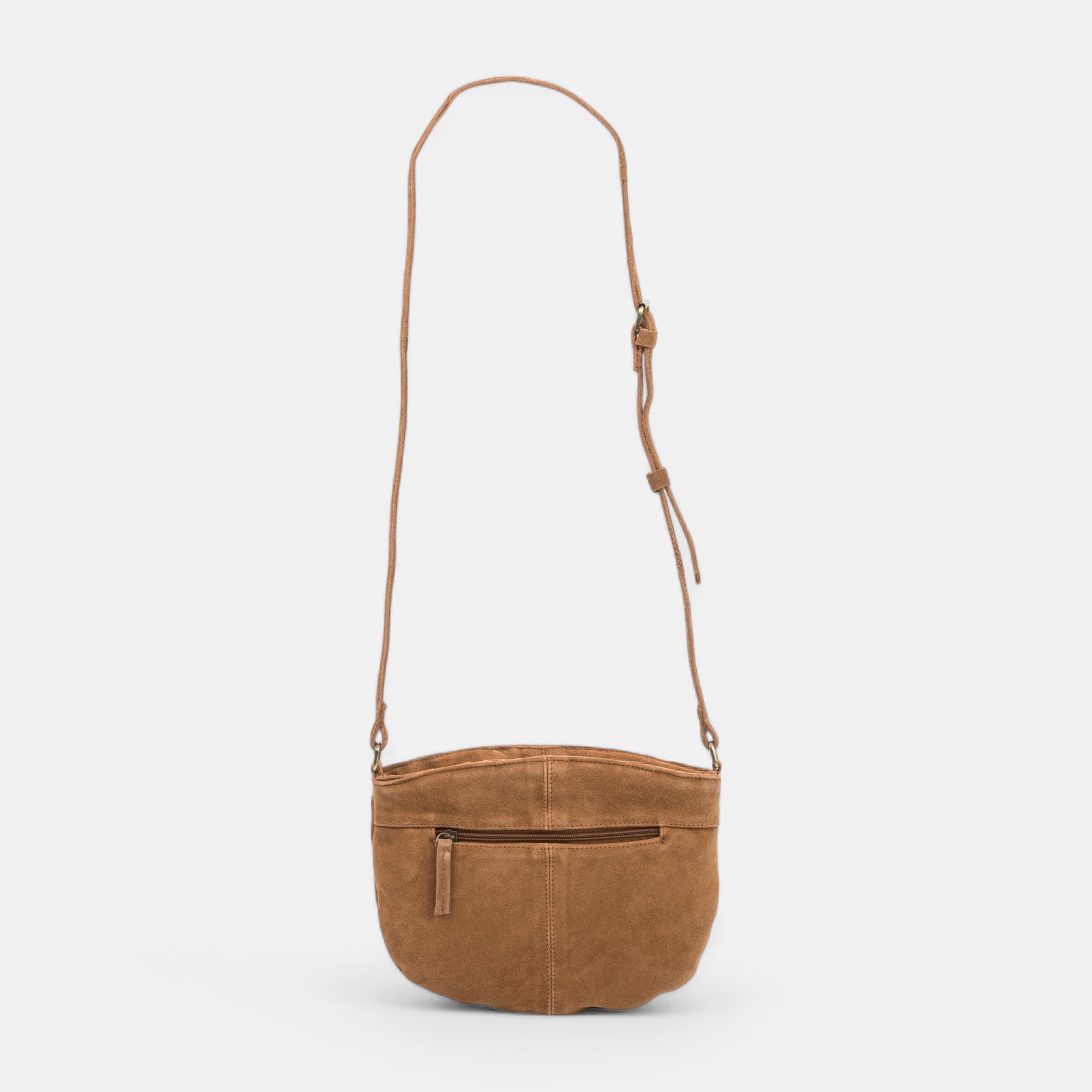 Sac bandoulière en cuir cognac