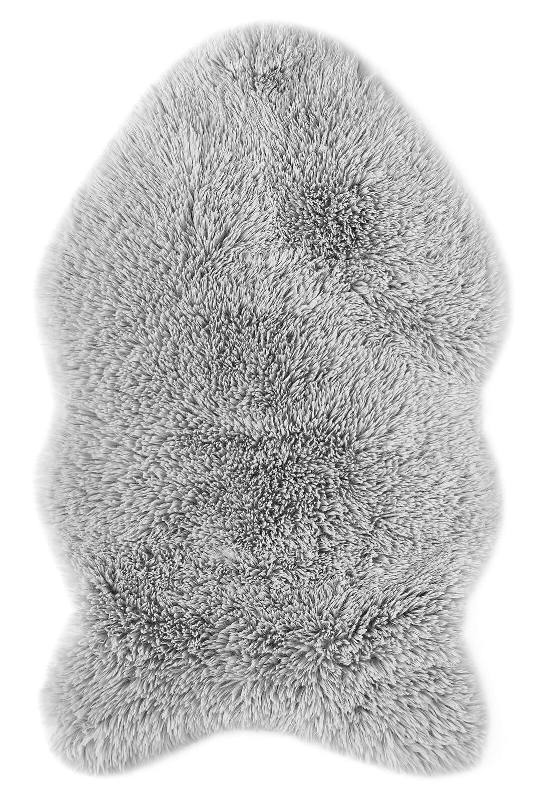 Dekofell Alpa 50 x 80 cm silber