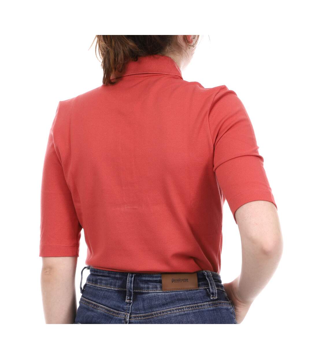 Polo Rose Femme Lacoste PF1603