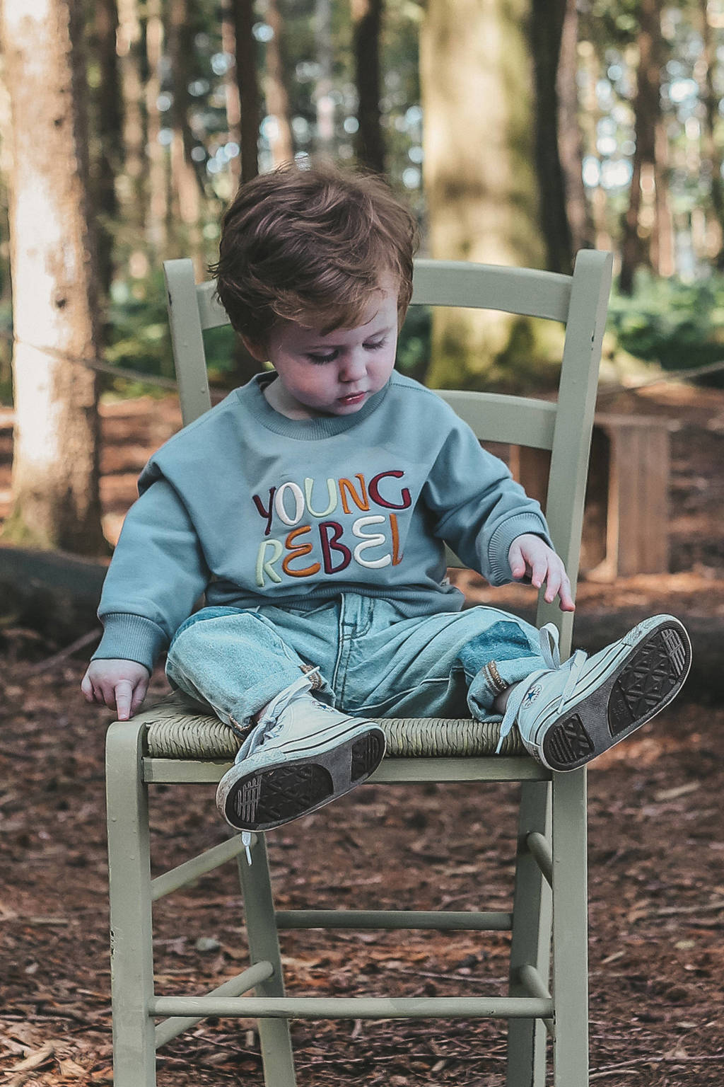 Your Wishes sweater blauw