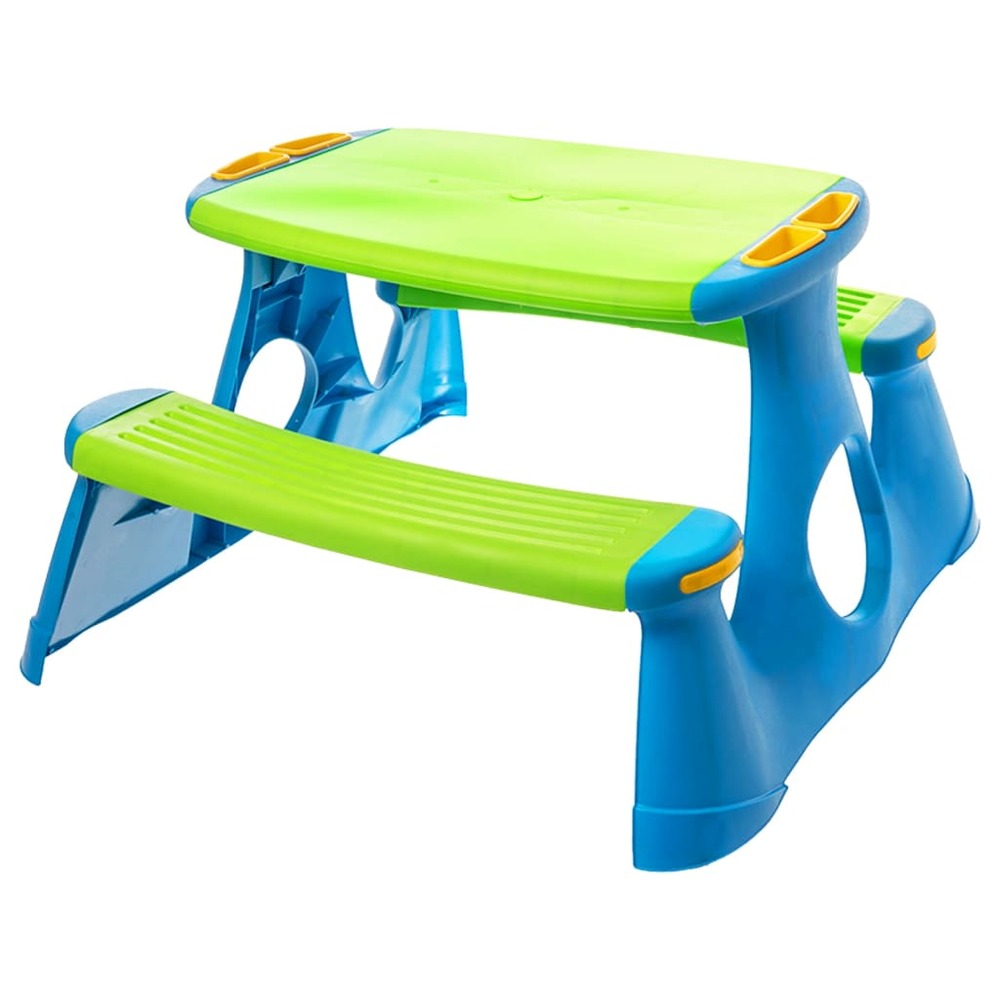 Banc de pique-nique pour enfants 89,5x84,5x48 cm polypropylène