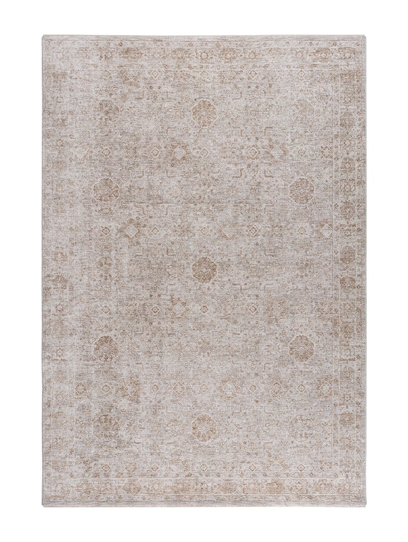 Kayseri teppe 160x230cm Beige farget polyester garn