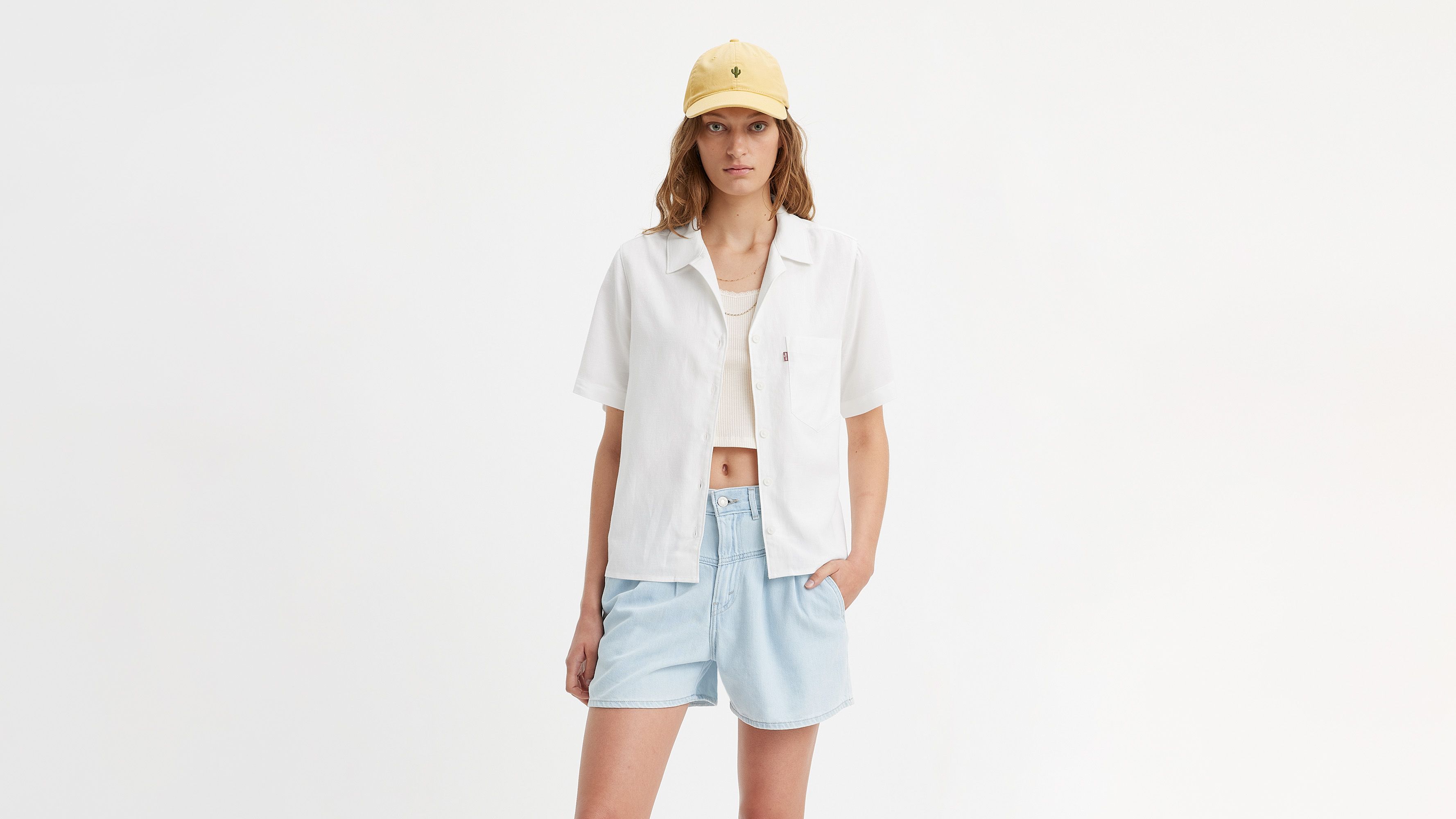 Chemise Joyce Resort - Bright White - Blanc