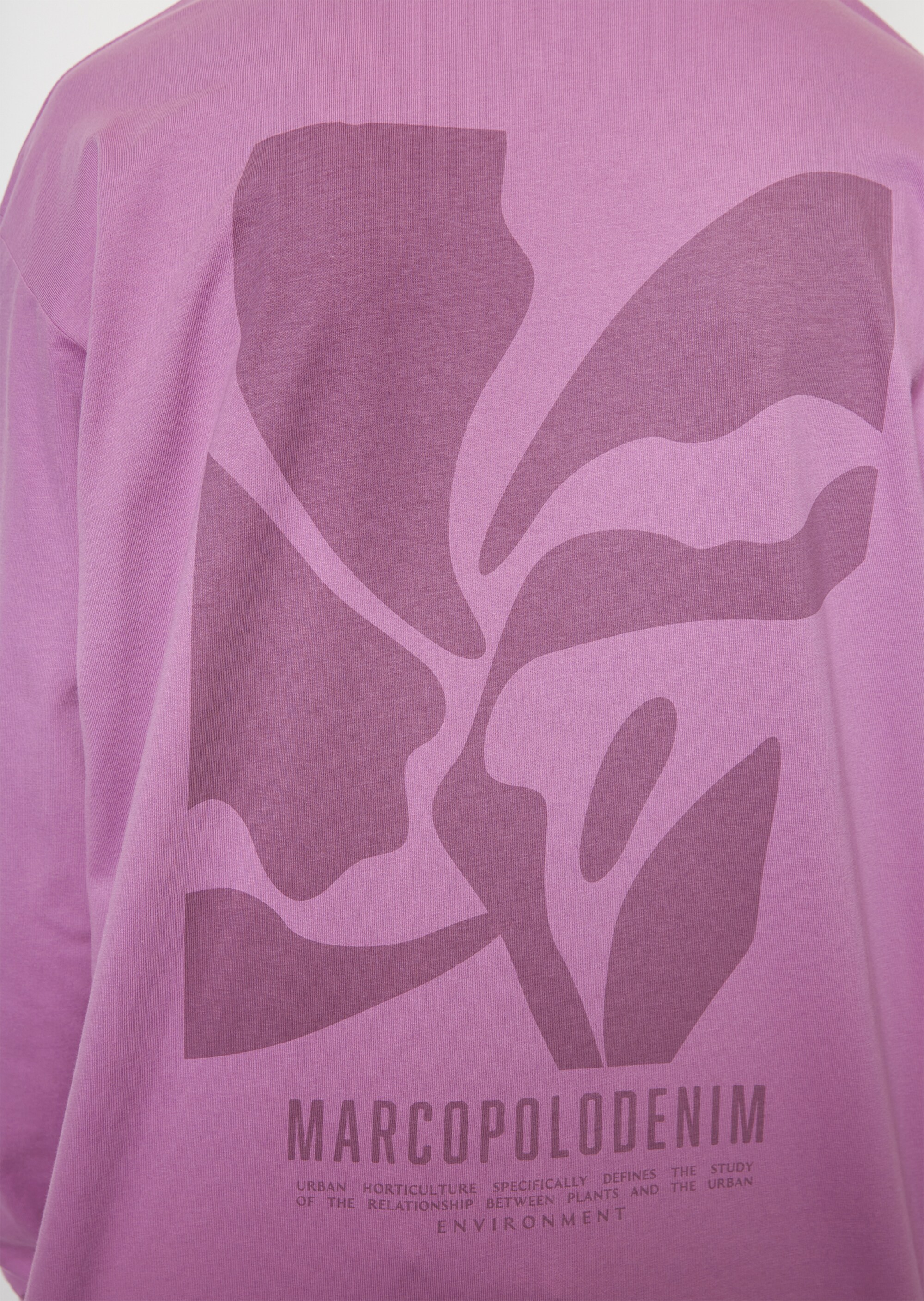 Longsleeve oversized mit Front- und Back-Print