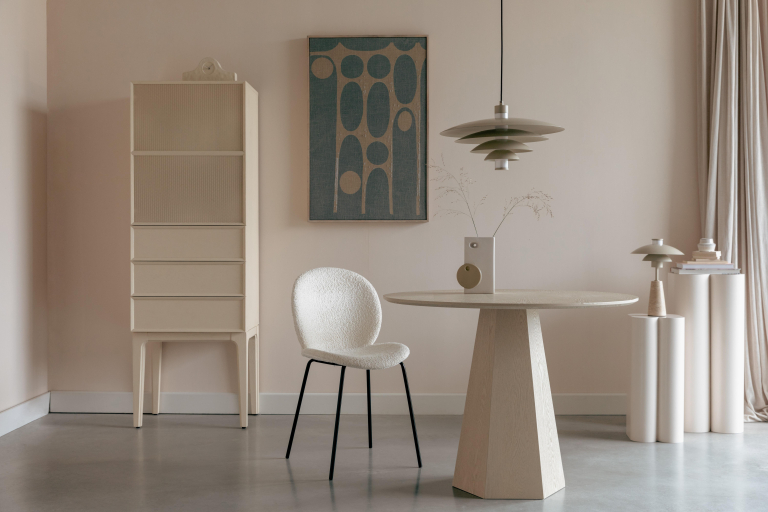 Zuiver Pilar eettafel Ø100 Black