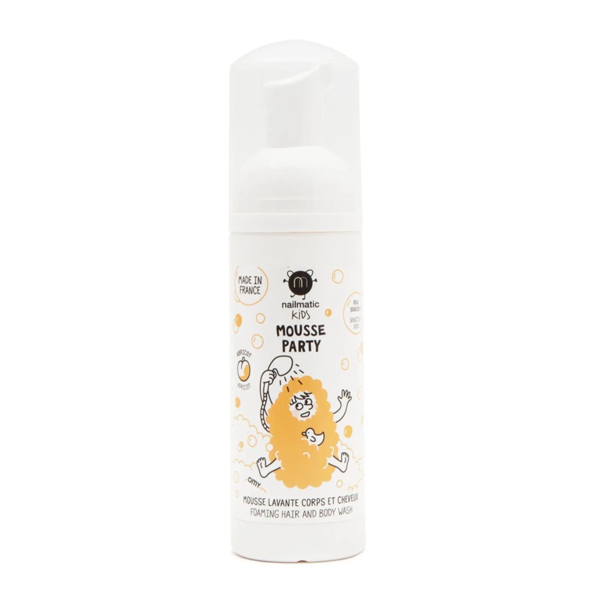 Nailmatic - Mousse Party Abricot  Corps et Cheveux abricot - Gel douche