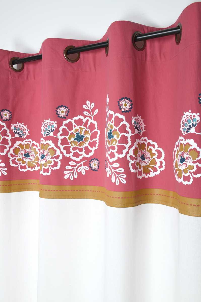 AMARYLLIS RIDEAU 140X260CM MULTICOLORE