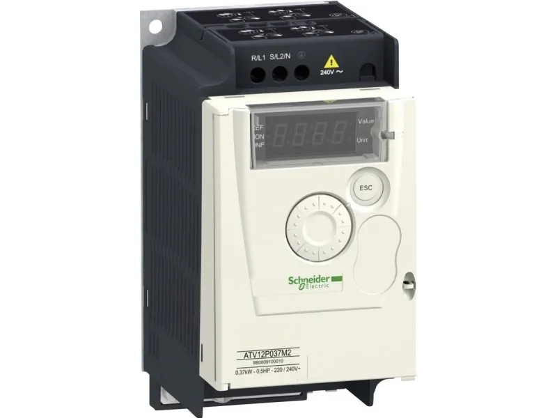 Schneider Electric Frekvensomformer ATV12P037M2 0.37 kW 1-faset 200 V, 240 V