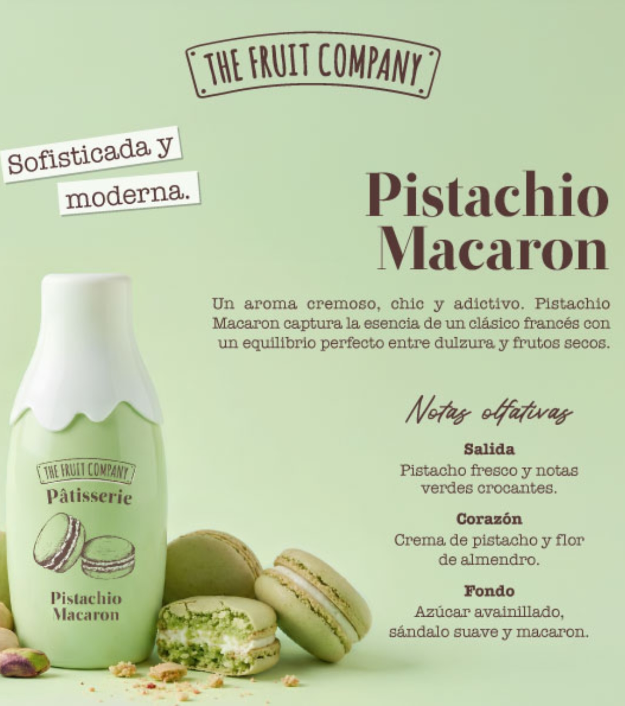 The Fruit Company - Eau de toilette Patisserie - Pistachio Macaron