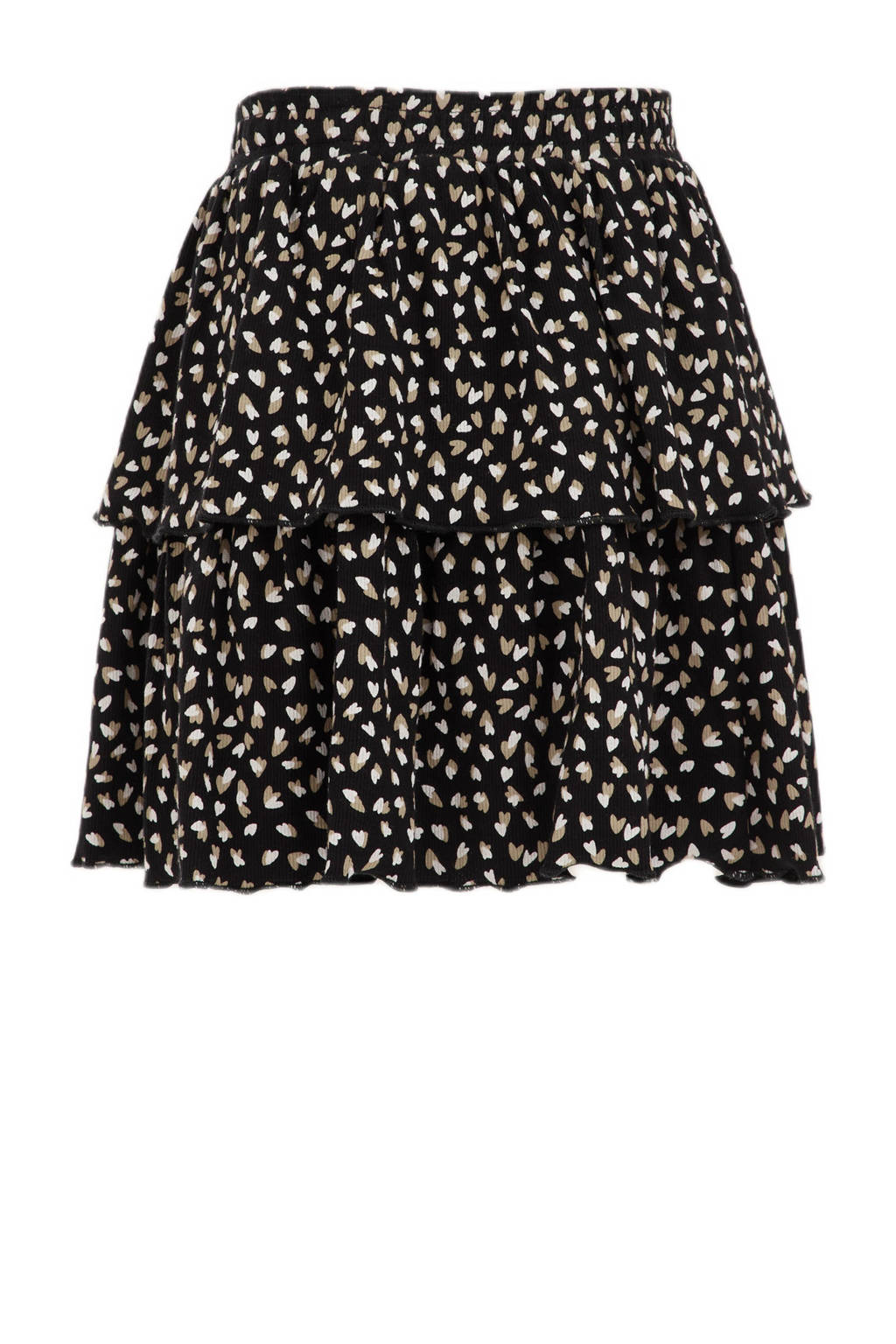 WE Fashion strokenrok zwart