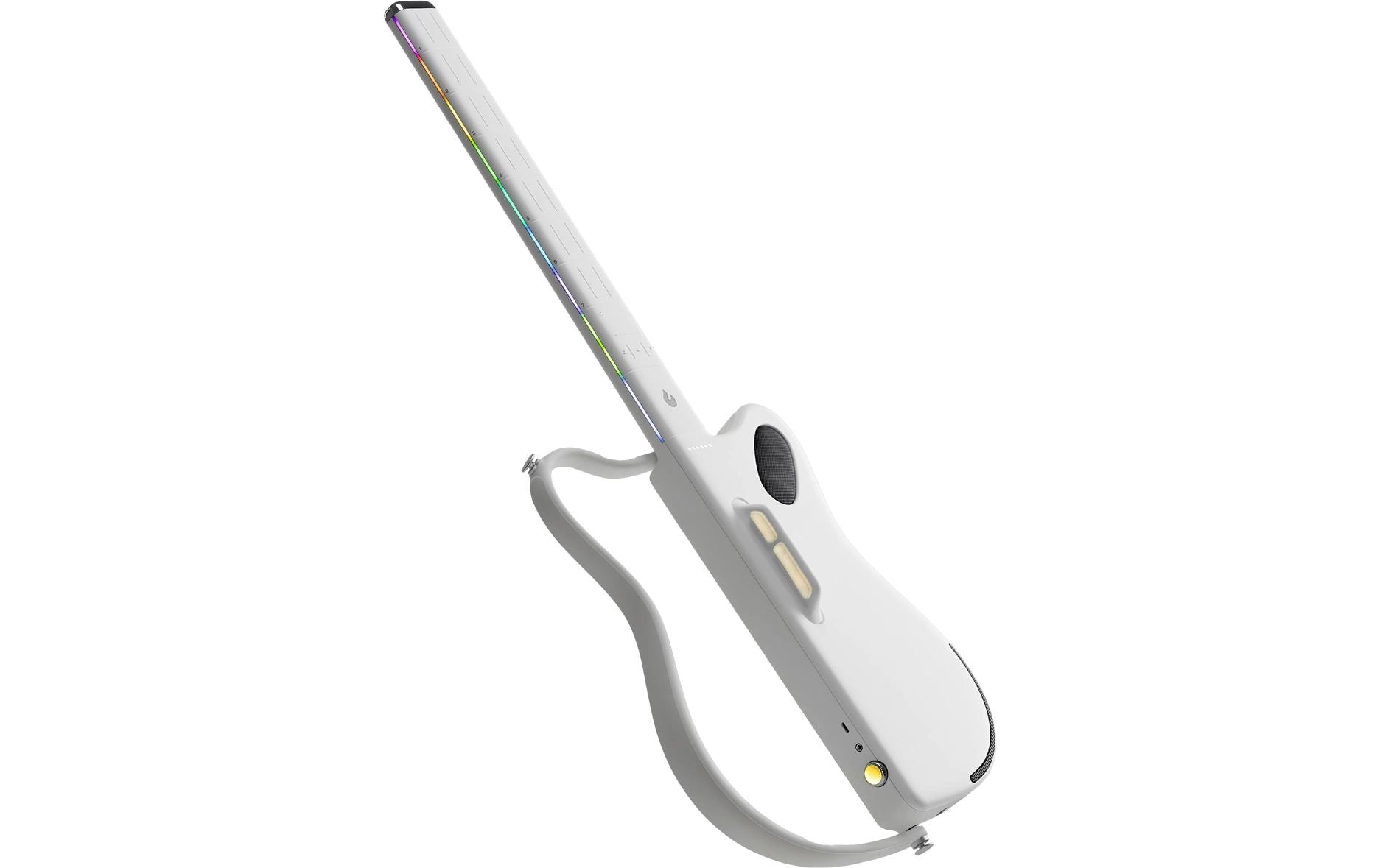 E-Gitarre Genie weiss<br>Sample-basierte saitenlose Smart-Gitarre