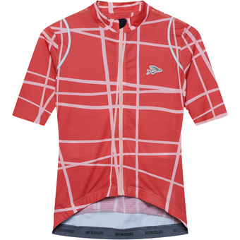 Café du Cycliste Mona Kurzarmtrikot Cinder Red Plush Damen