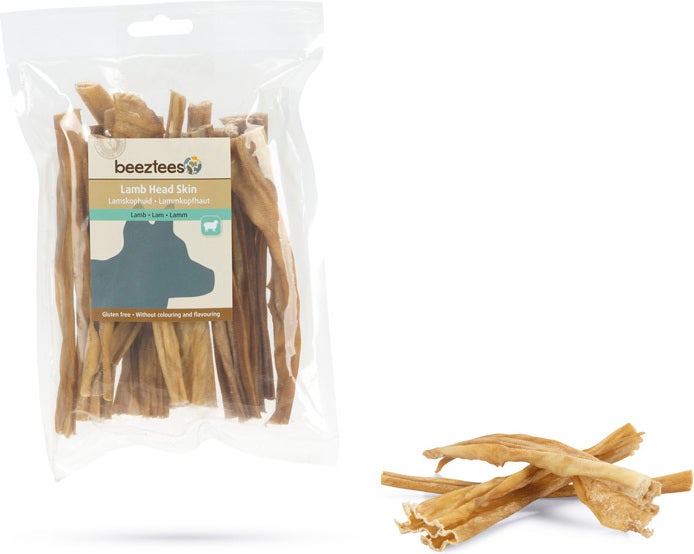 Beeztees kauwsticks lamskophuid 100 g