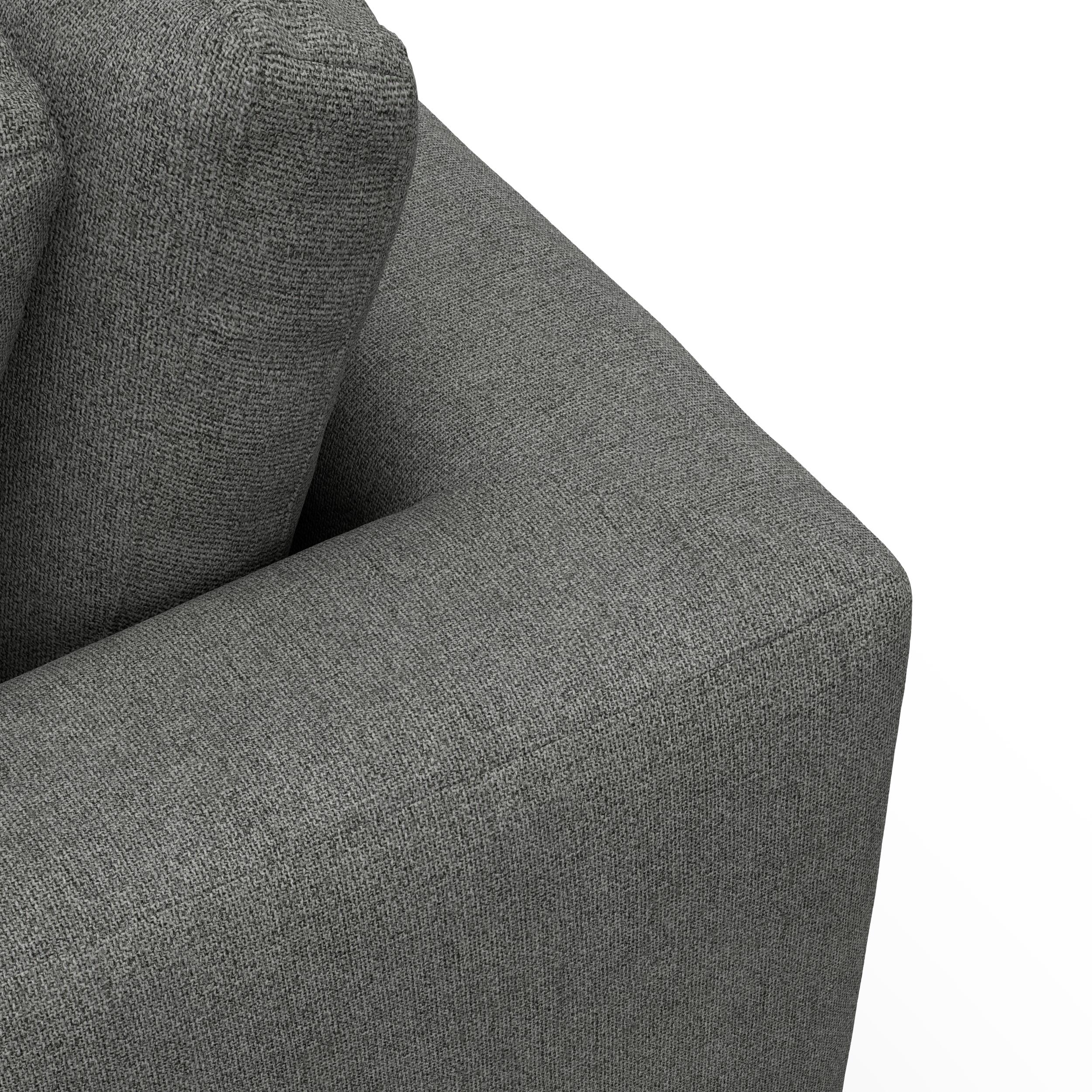 Angolo højrevendt sofa med pufafslutning