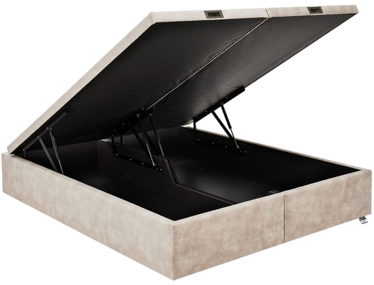 TEMPUR - Sommier 140 x 190 Premium 140x190cm velours naturel D74