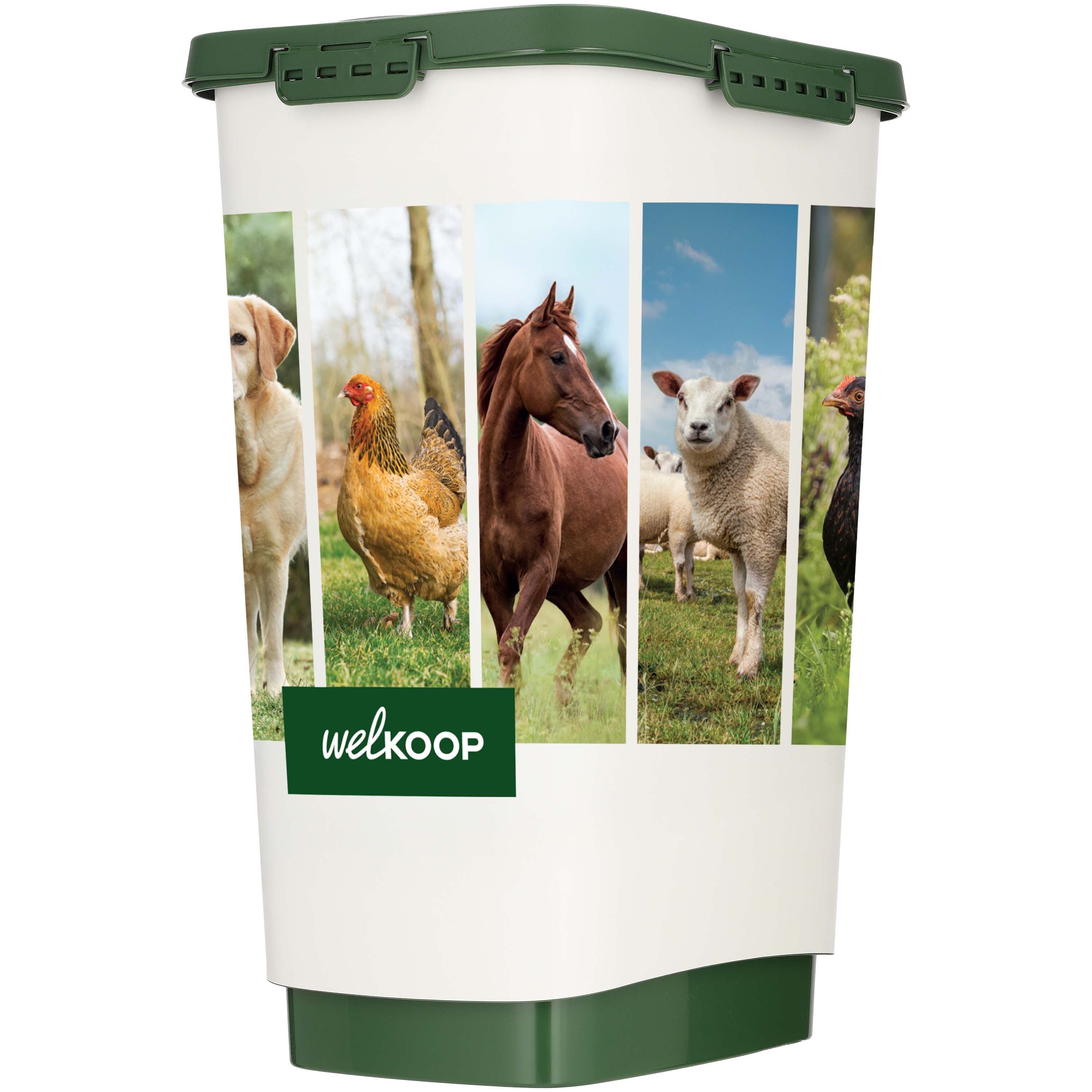 Welkoop Voerton - 50 Liter - Wit Groen