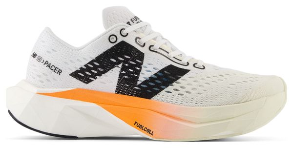 Chaussures Running New Balance FuelCell SuperComp Pacer v2 Blanc/Orange Femme