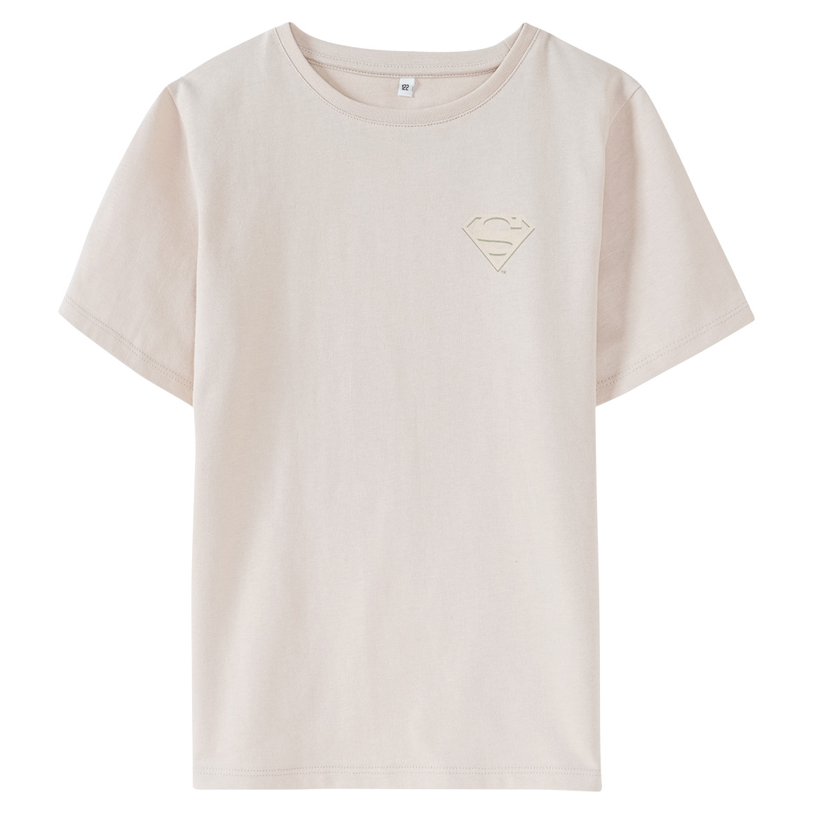 Topolino Superman T-Shirt mit Rücken-Print beige