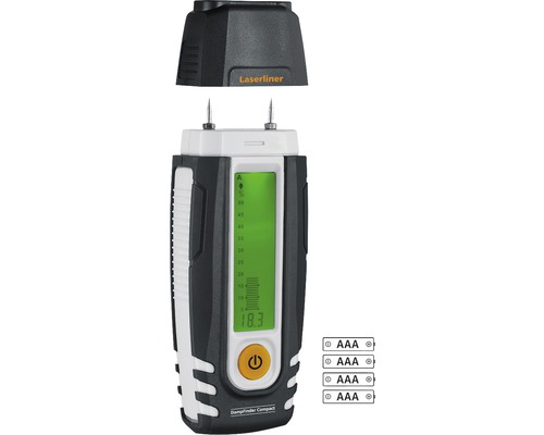Laserliner DampFinder Compacte vochtmeter voor hout- en bouwvocht