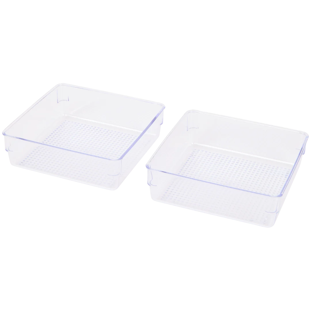 Organizers 2 stuks | 16 x 16 x 5 cm