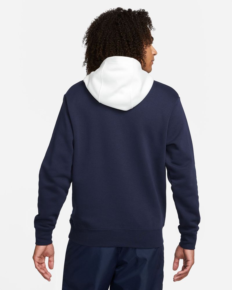 Sweat à capuche Nike Sportswear Air Blanc & Bleu pour homme