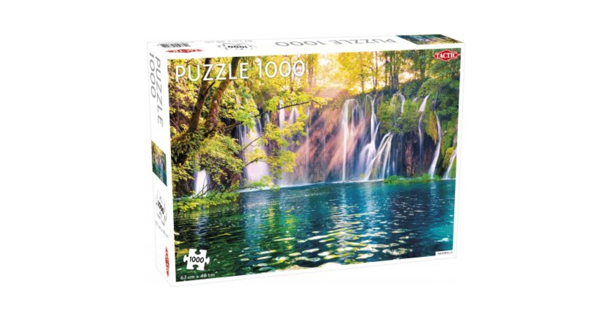 TacticPuzzel Landscape: Waterfalls / Plitvice National  (1000 stukjes)
