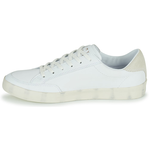 Tommy Hilfiger - TH SIGNATURE LEATHER SNEAKER - Blanc