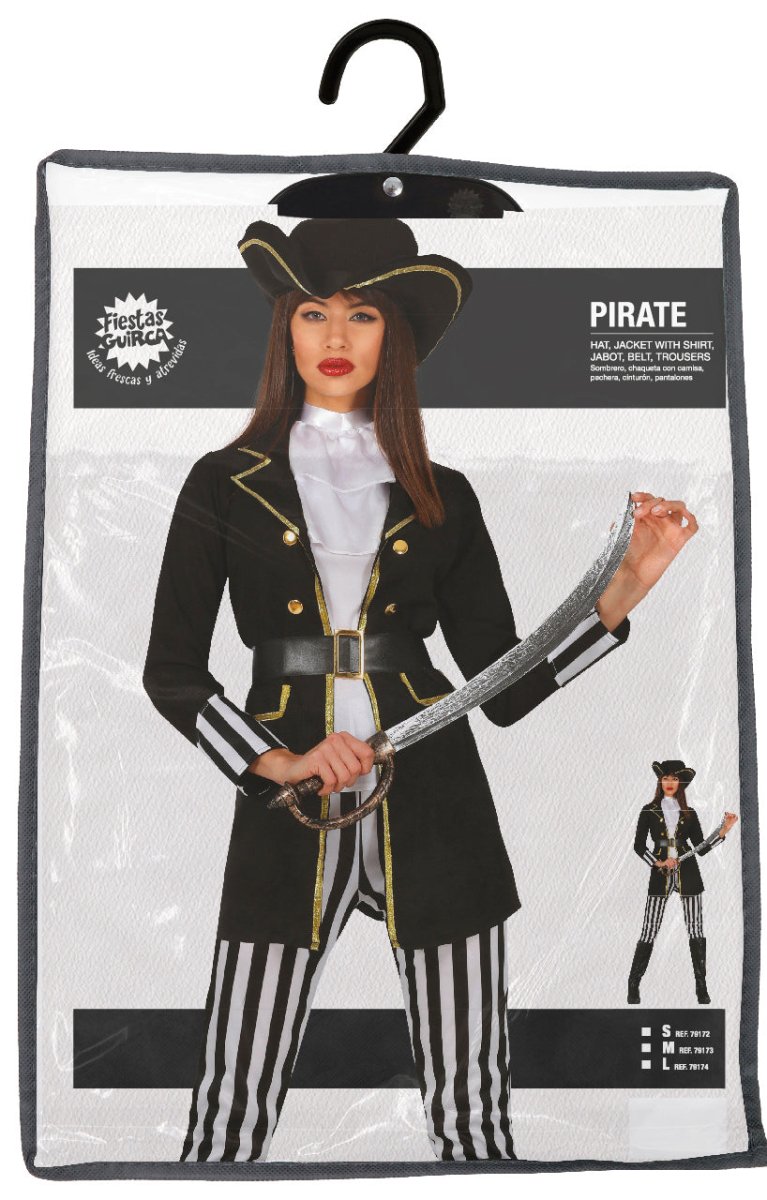 Piraten Kostuum Dames Zwart