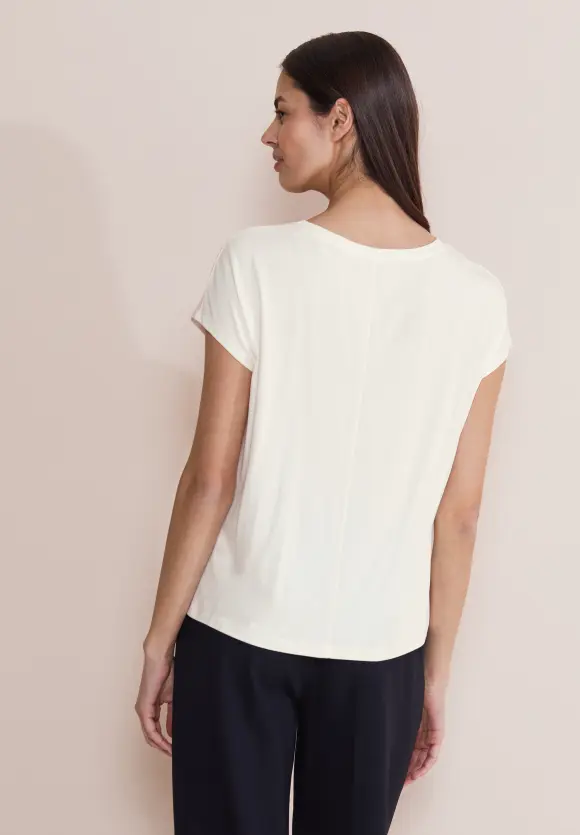T-Shirt mit Wording - off white
