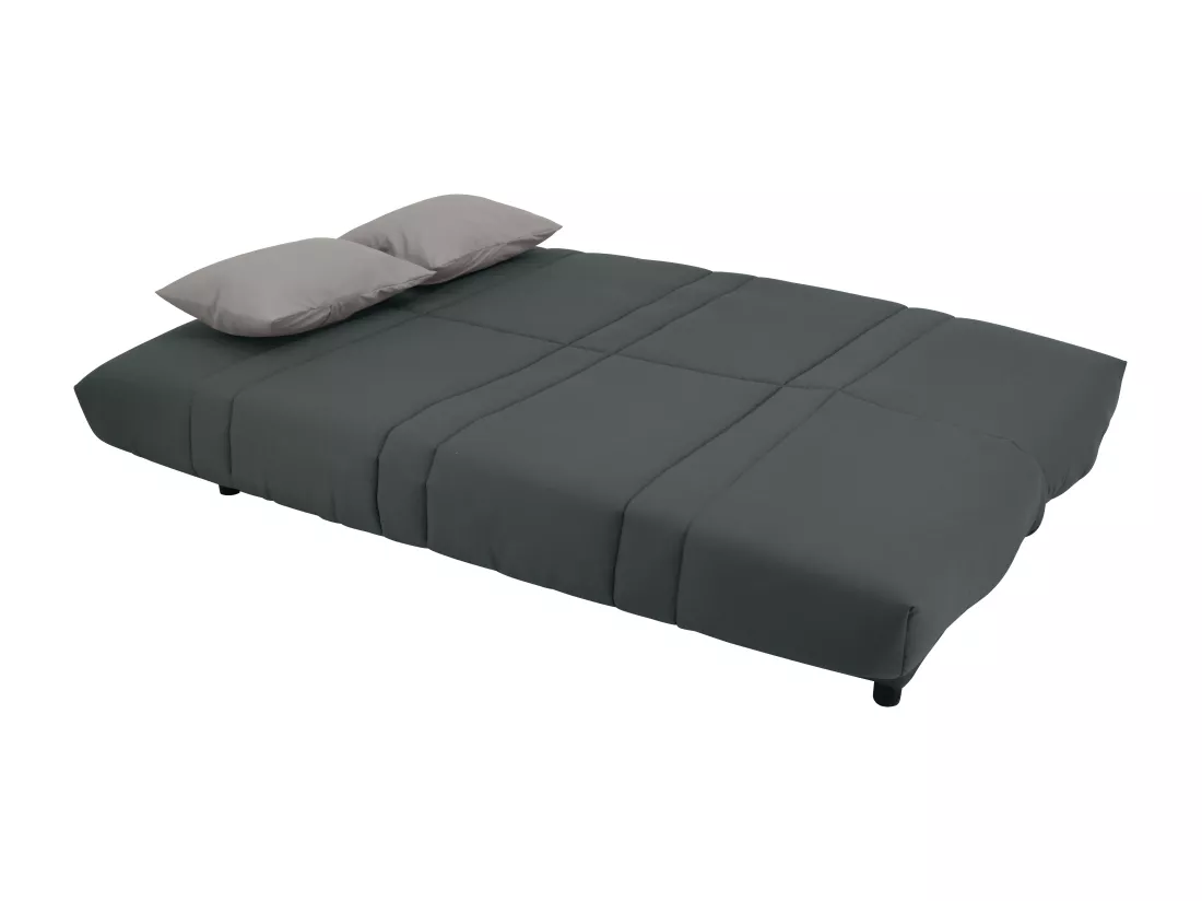 Canapé convertible clic-clac en tissu gris anthracite FARWEST III