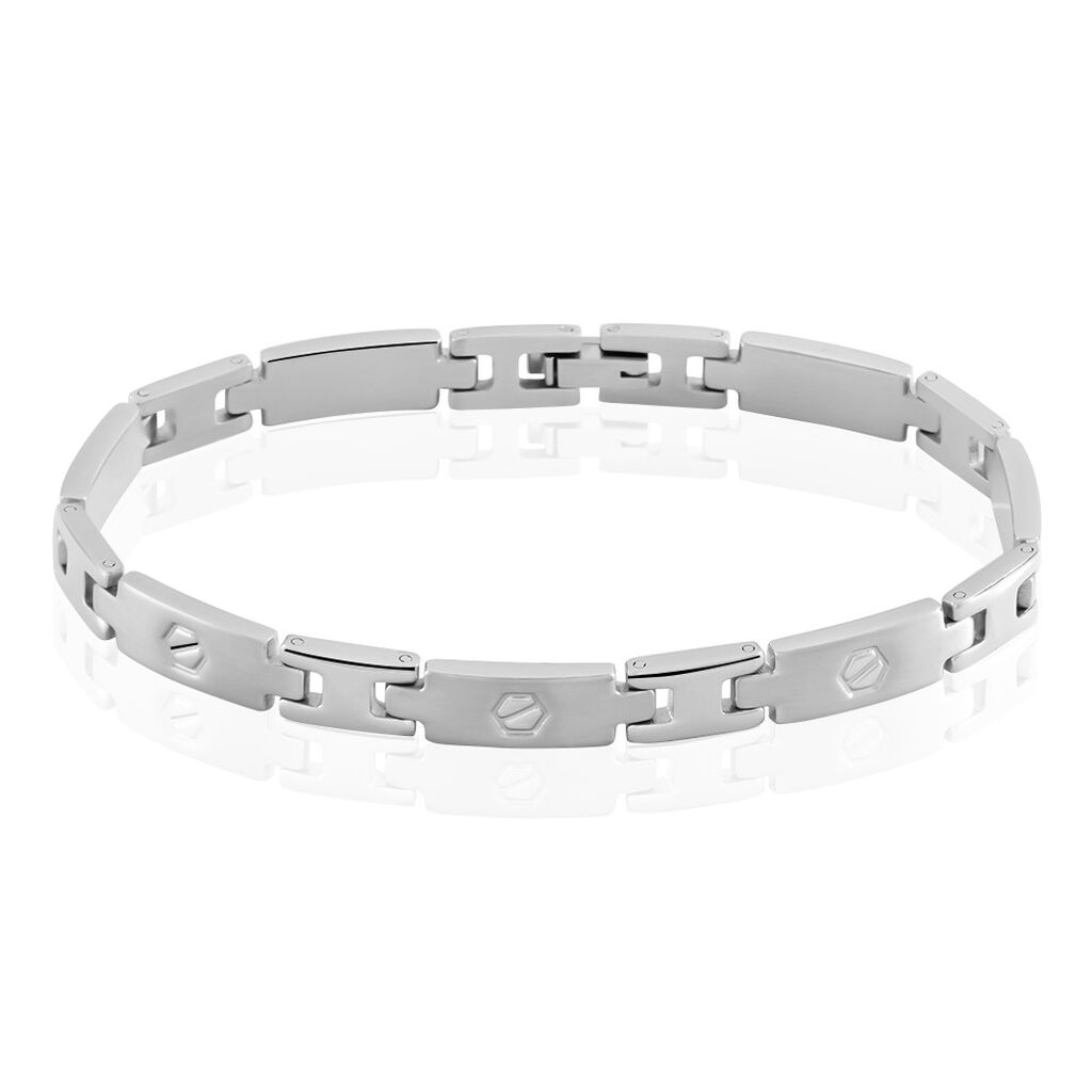 Bracelet Joe Acier Blanc