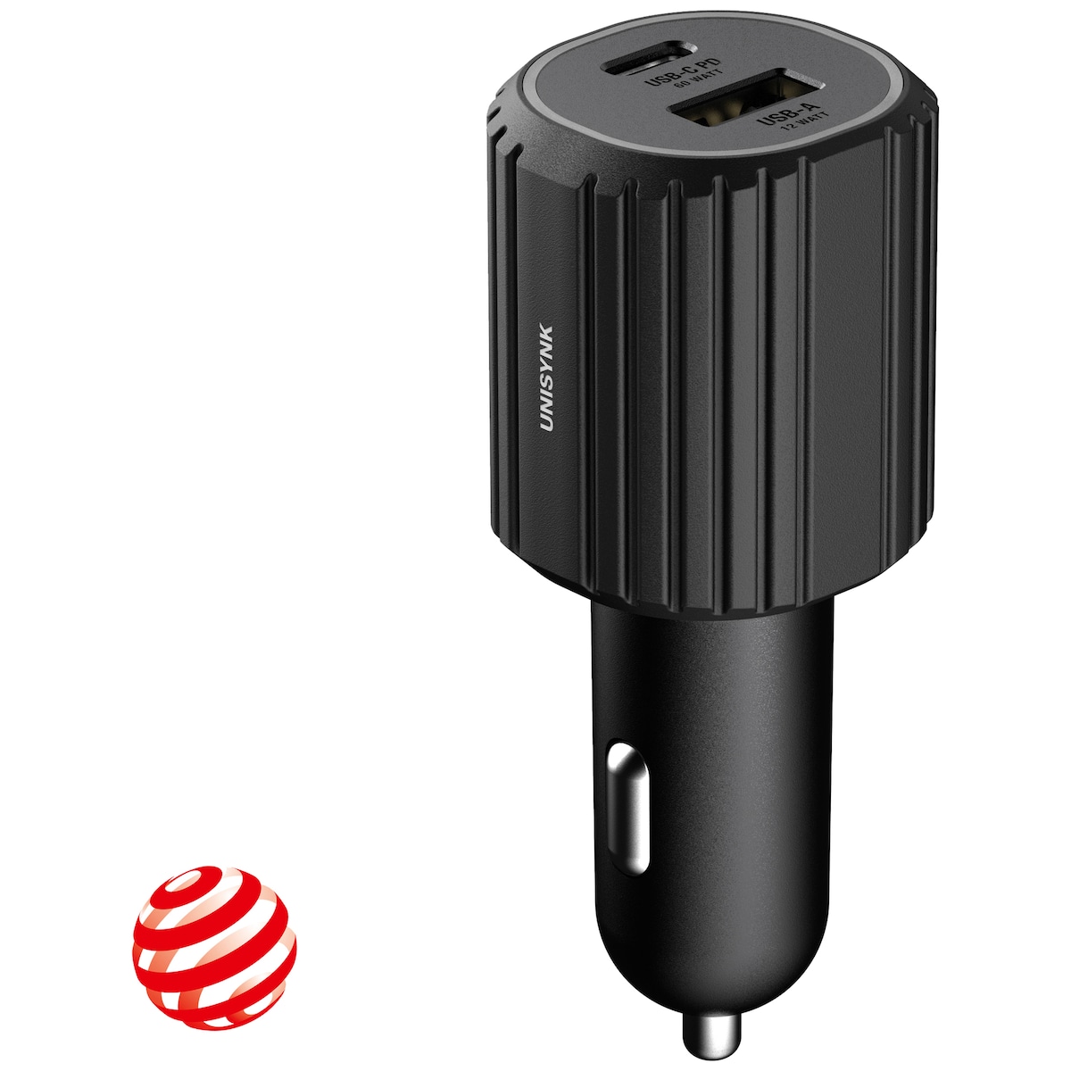 Unisynk USB-C/USB-A billader (sort)