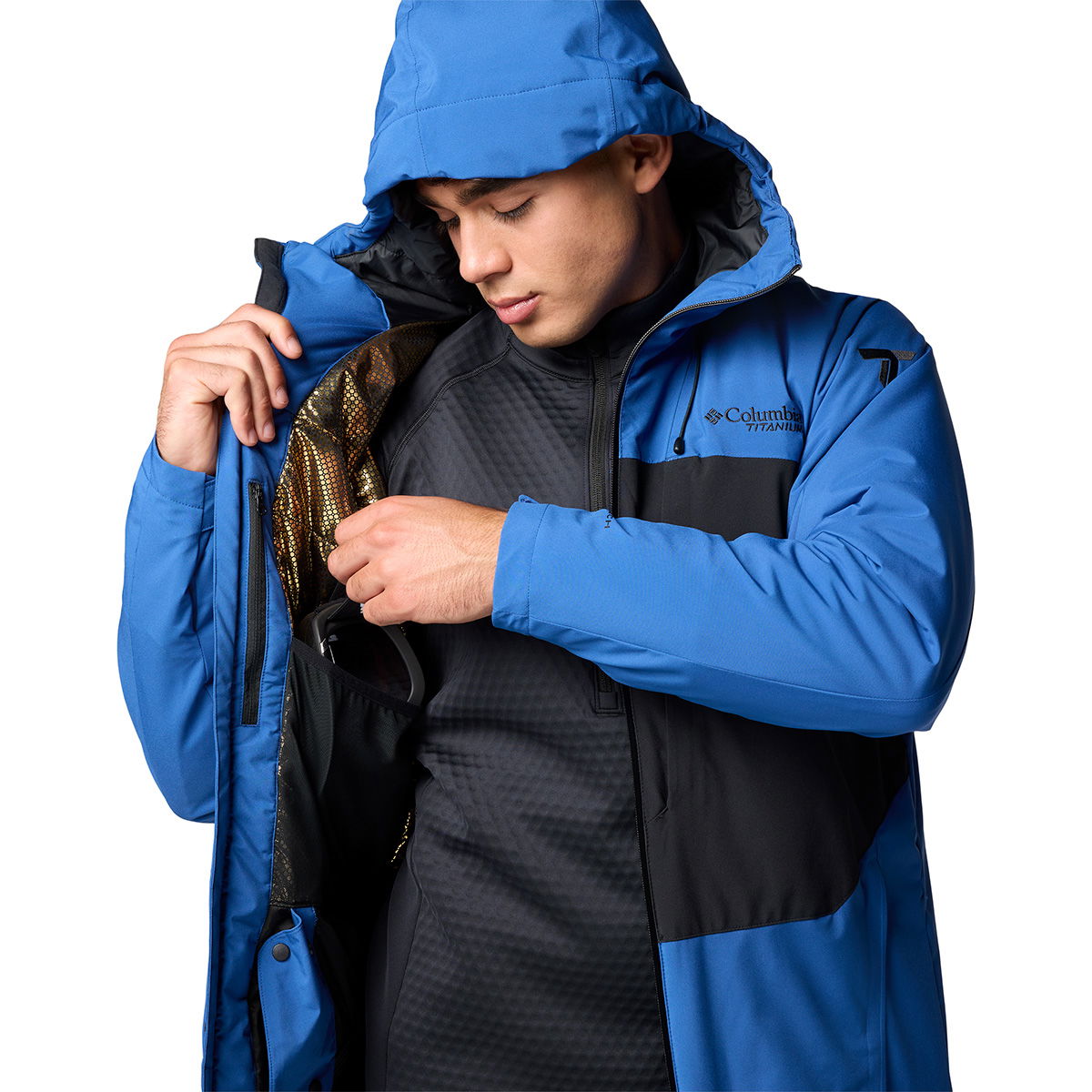 Columbia Winter District III skijakke, herre (Mountain Blue)