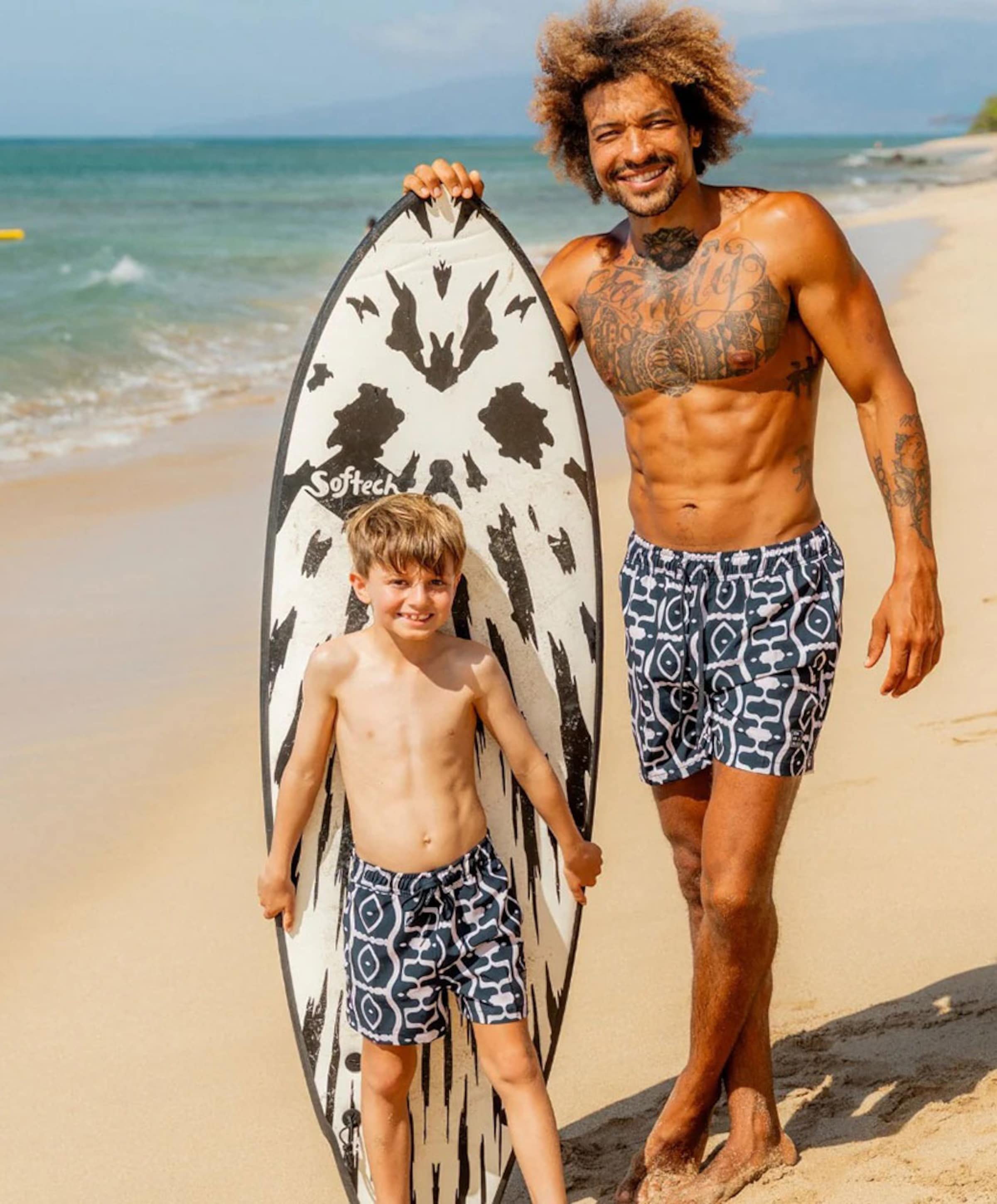 Son of a Beach Jongens zwemshort zwart