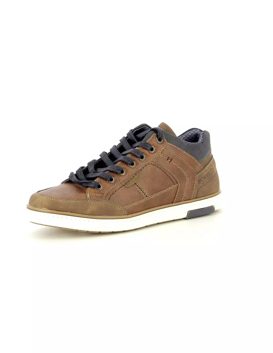 POINT D ORGUES 1801S212 - Baskets Brown