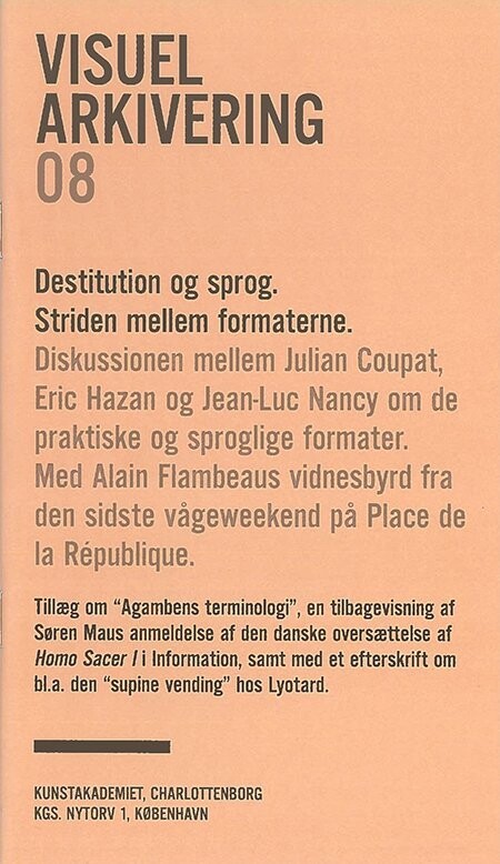 Destitution Og Sprog. Striden Mellem Formaterne - Carsten Juhl - Bog