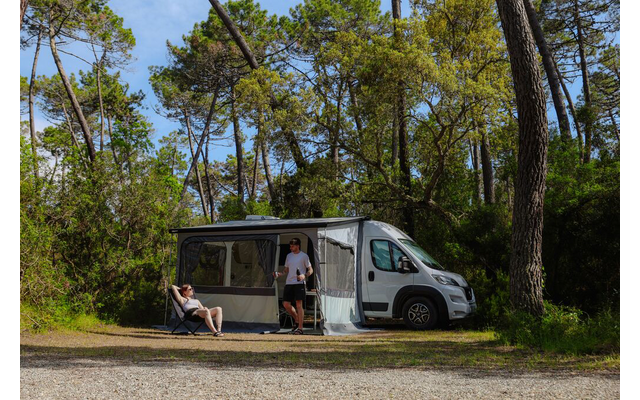Fiamma F80s Markise Ducato passend für Ducato / Jumper / Boxer Deep Black