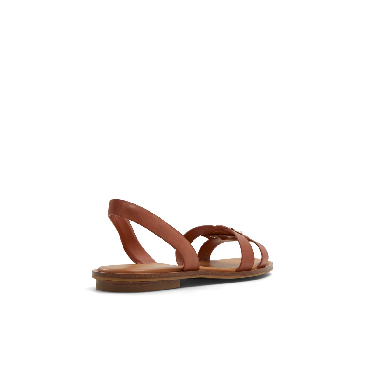 LUCA FERRI-Calelden-Sandales à bride arrière - Talon plat - Marron