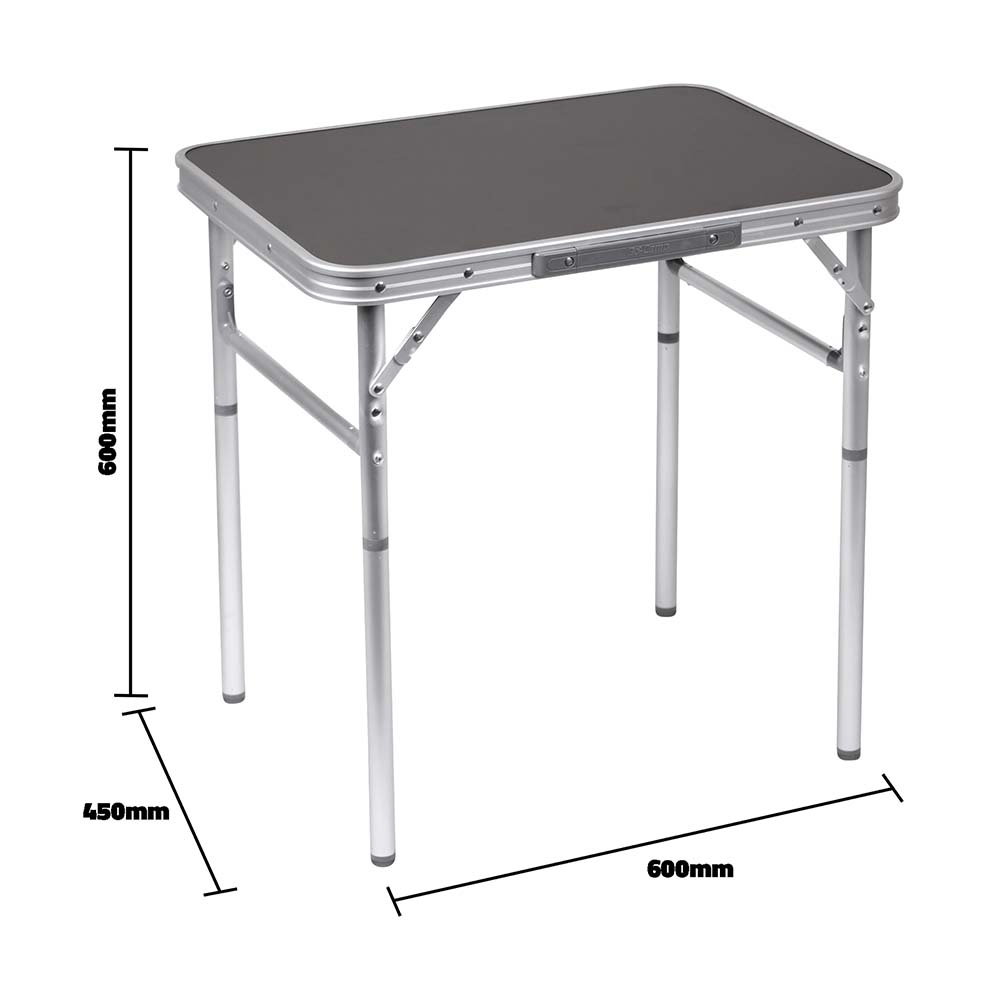 Bo-Camp Aluminium Compact 60 x 45 tafel