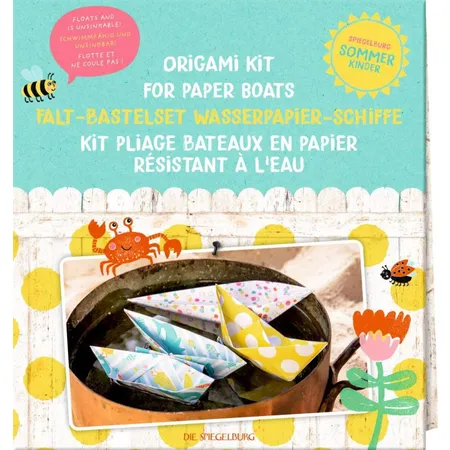 Coppenrath Verlag Die Spiegelburg Falt-Bastelset Wasserpapier-Schiffe - Spiegelbg.Sommerkinder
