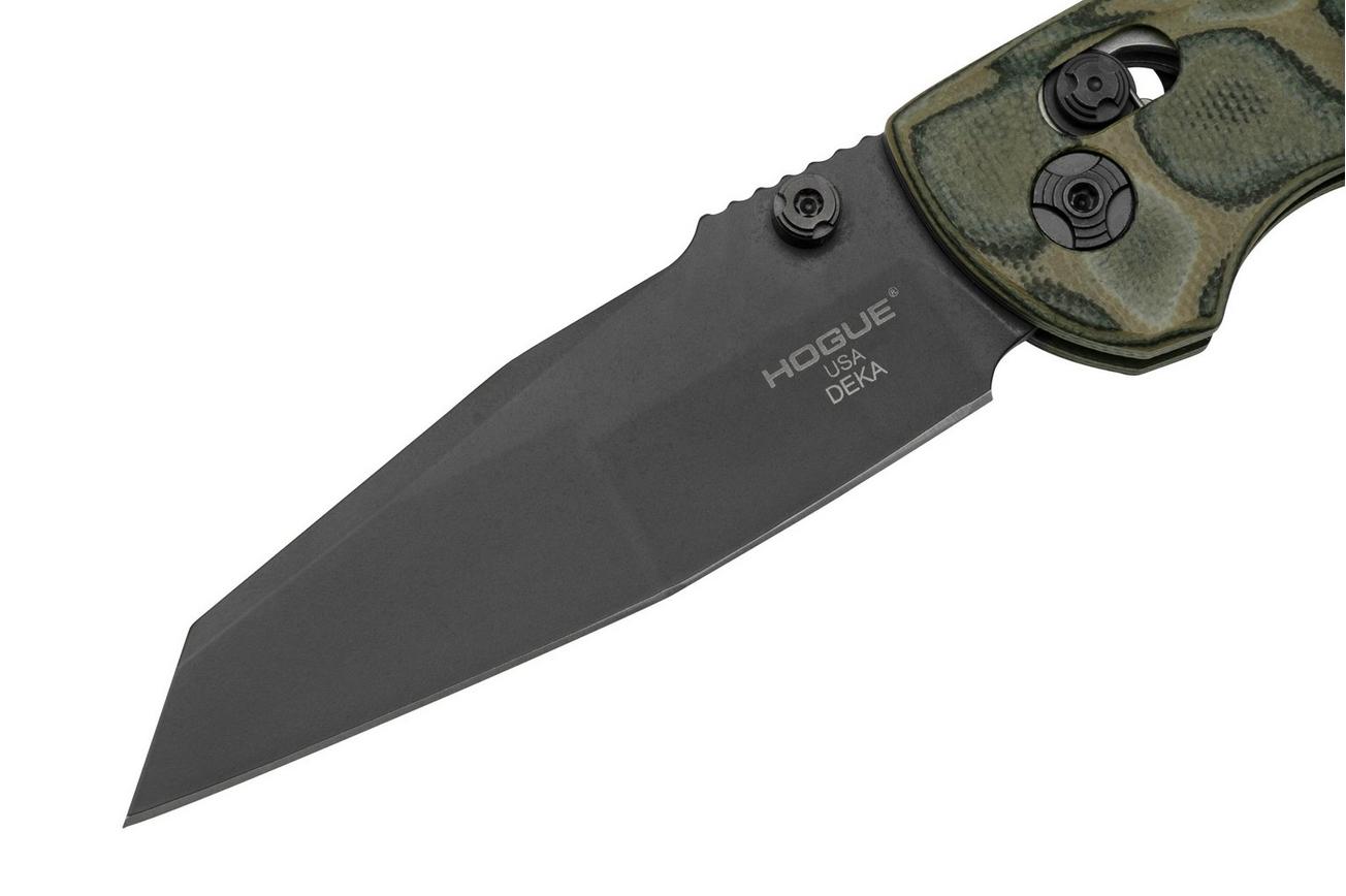 Hogue Deka 24268 G-Mascus Green G10, Black Wharncliffe, zakmes