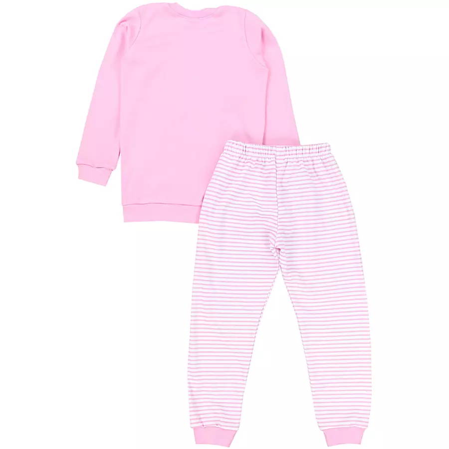 TupTam Kinder Mädchen Schlafanzug Set Langarm 2-teilig rosa