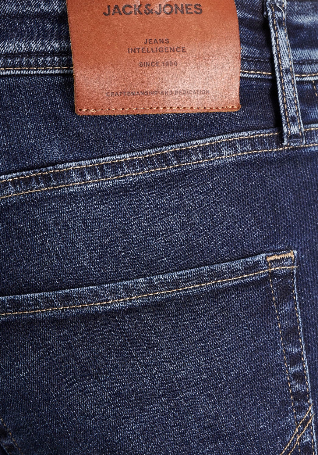 Jack & Jones Regular-fit-Jeans »JJICLARK mit Used-Look und Stretch für den Alltag«, mit Abriebeffekten