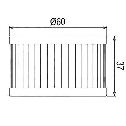 Filtre à huile HifloFiltro HF137 Type origine