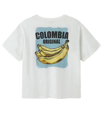 Name It T-Shirt - NkmJacob - Bright White/Milchig Blue