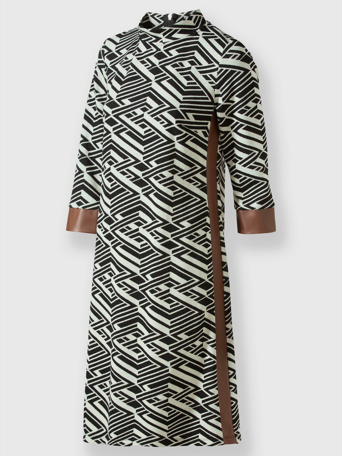Robe jacquard joli motif jacquard