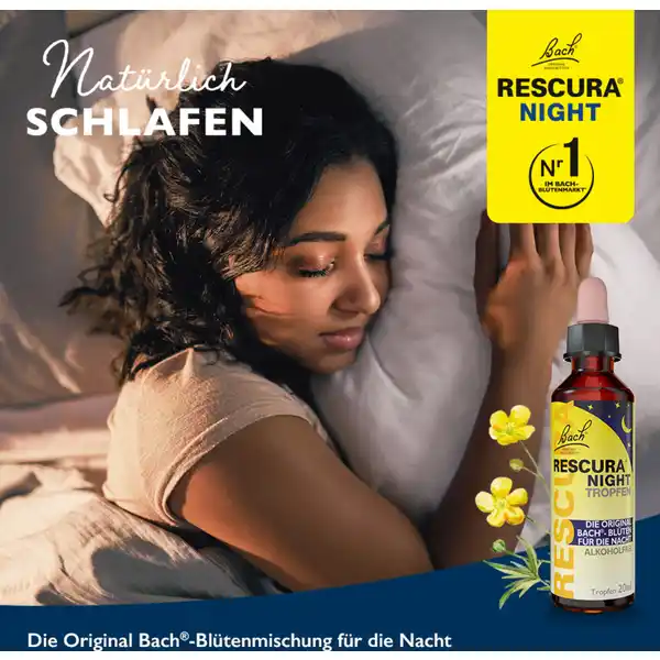Bachblüten RESCURA® Night Tropfen alkoholfrei