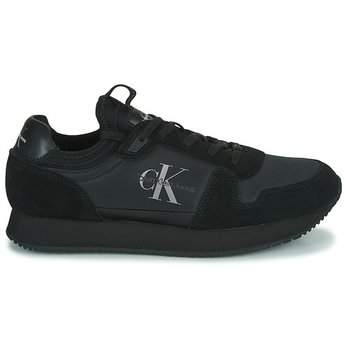 Calvin Klein Jeans - RUNNER SOCK LACEUP NY-LTH - Noir